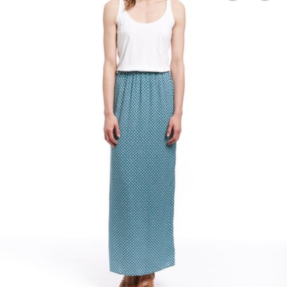 Ella Moss Garden Kaleidoscope Blue Maxi Dr…